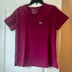 Figs S Catarina Top - Dark Magenta